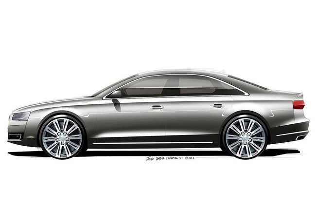 Audi chính thức hé lộ hình ảnh A8 mới 1