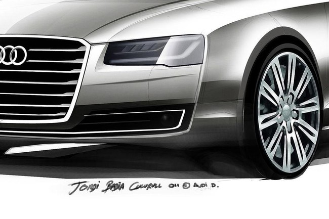 Audi chính thức hé lộ hình ảnh A8 mới 3