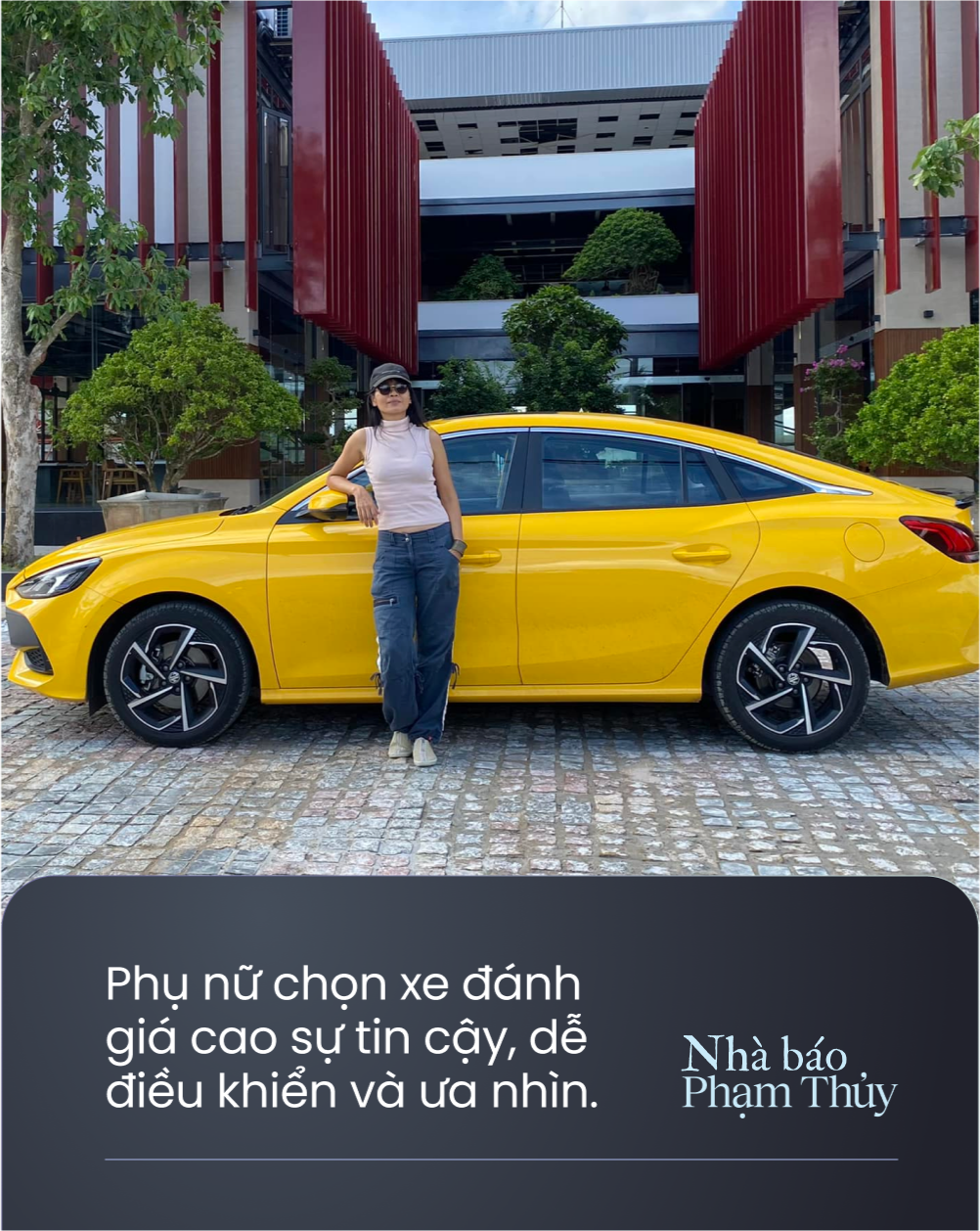 Nhà báo Phạm Thuỷ: 'Một số phụ nữ mua xe cho mình nhưng lại nhờ chồng, con chọn và xem xe dùm' - Ảnh 1.