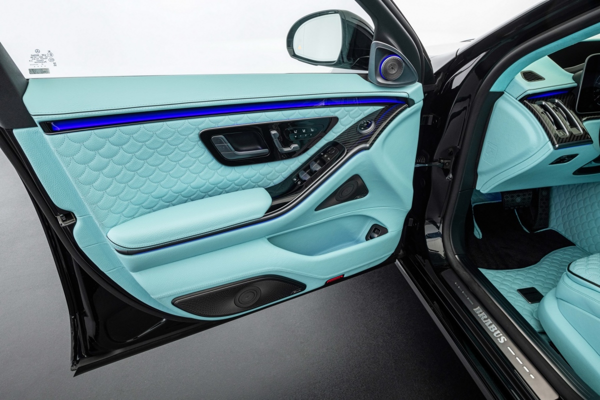 Chiêm ngưỡng Mercedes-Maybach S580 độ Brabus cực chất với sắc xanh ngọc - Ảnh 13.