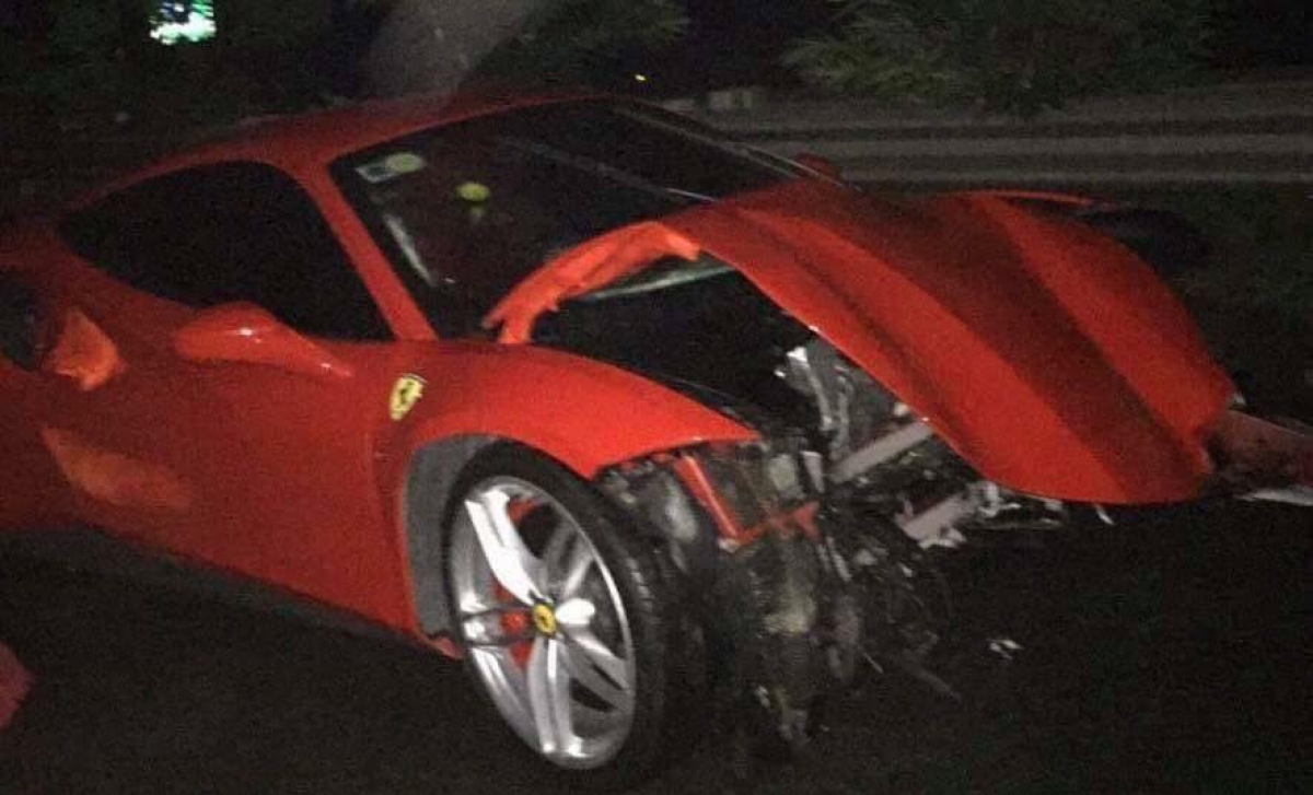 nhìn lại những vụ tai nạn siêu xe ferrari tại việt nam hình ảnh 5 nhin lai nhung vu tai nan sieu xe ferrari tai viet nam hinh anh 5