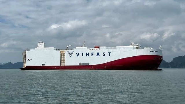  Hình ảnh dàn xe điện VinFast xếp hàng tại cảng Hải Phòng chờ lên tàu sang Mỹ  - Ảnh 5.