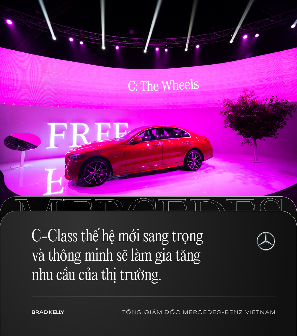 TGĐ Mercedes-Benz Việt Nam hé lộ mục tiêu với C-Class mới và các dòng xe  điện EQ sắp bán