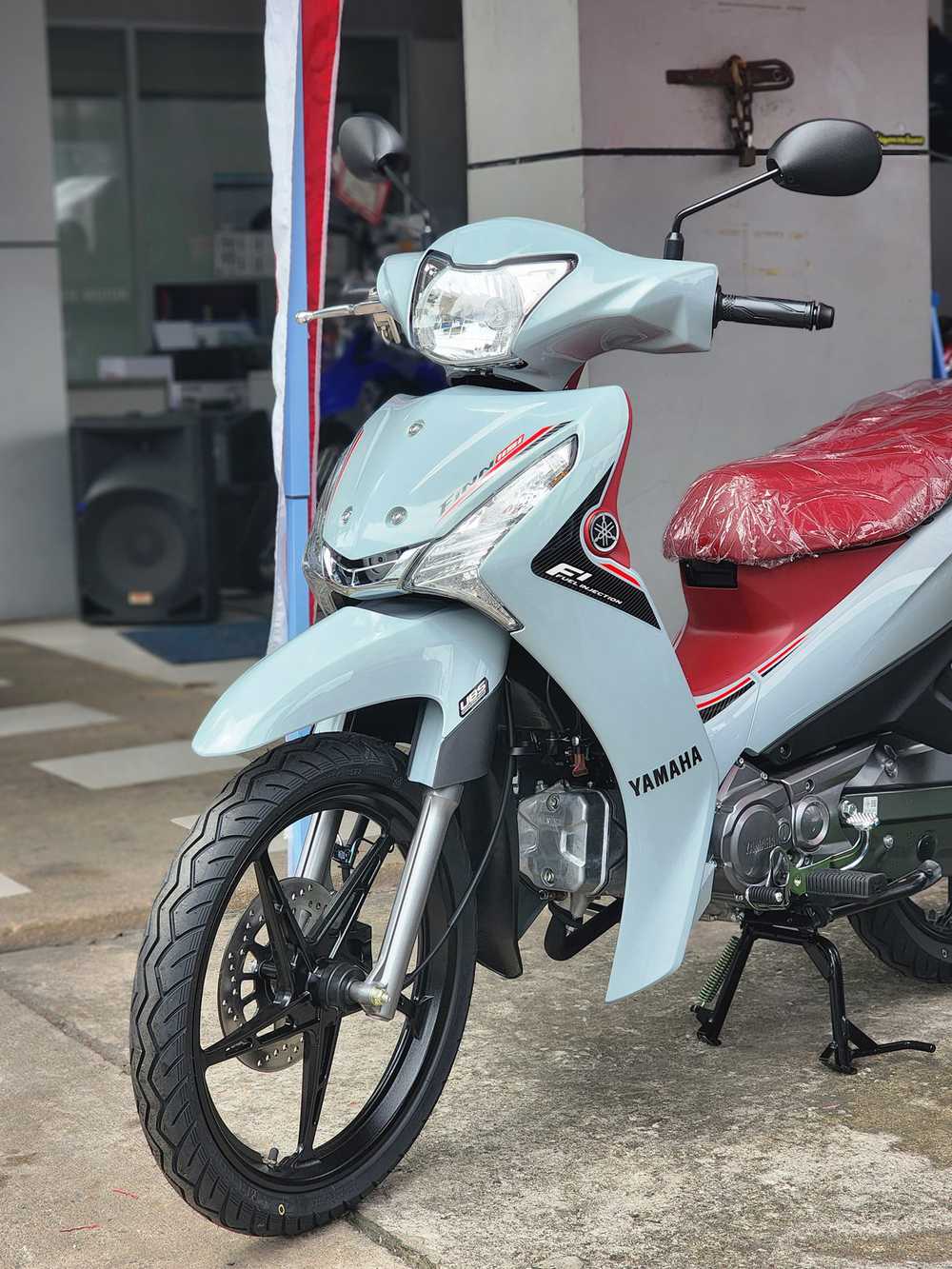 Xe m&aacute;y Th&aacute;i gi&aacute; 26 triệu si&ecirc;u tiết kiệm xăng: Đầy b&igrave;nh đi 384km, ra m&agrave;u mới đẹp nhức mắt - Ảnh 3.