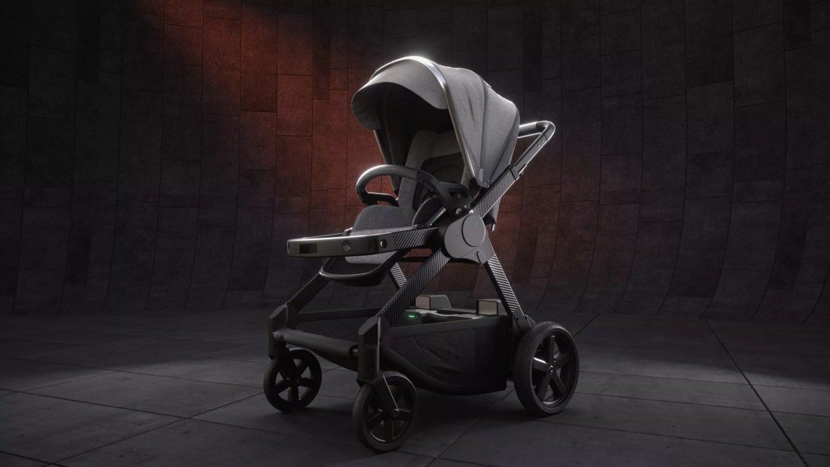 Độc lạ xe đẩy em bé tự động bằng công nghệ AI - Ảnh 3.