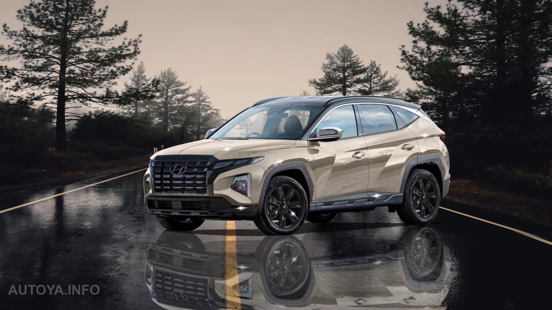 Hyundai Tucson 2024 lần đầu lộ diện: Ra mắt trong năm nay, tăng sức đấu Kia Sportage và Mazda CX-5 - Ảnh 2.