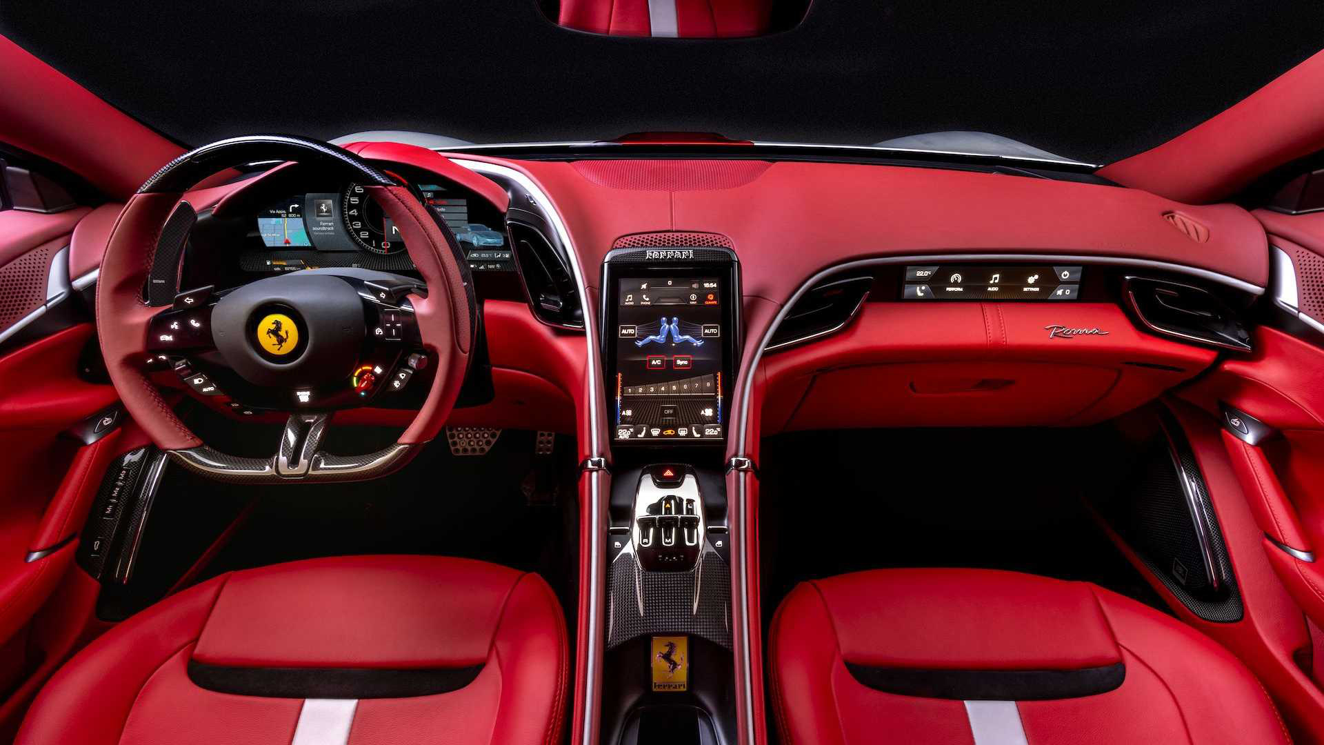 Ferrari Roma phiên bản đặc biệt có bộ ấm trà, hộp xì gà và cả... diều trong xe - Ảnh 2.