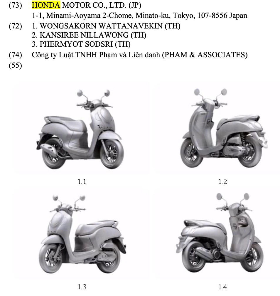 Hai xe máy mới của Honda đăng ký kiểu dáng tại Việt Nam: Có một xe máy điện - Ảnh 6.
