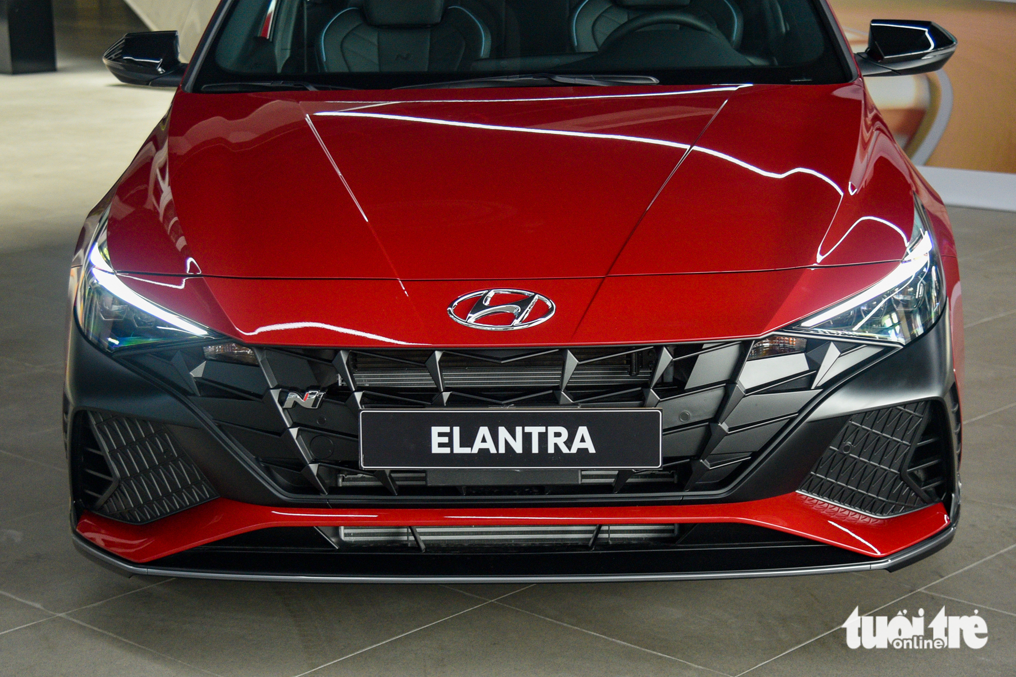 Chi tiết Hyundai Elantra N vừa về đại lý, đối thủ Hàn Quốc của Honda Civic Type R - Ảnh 6.