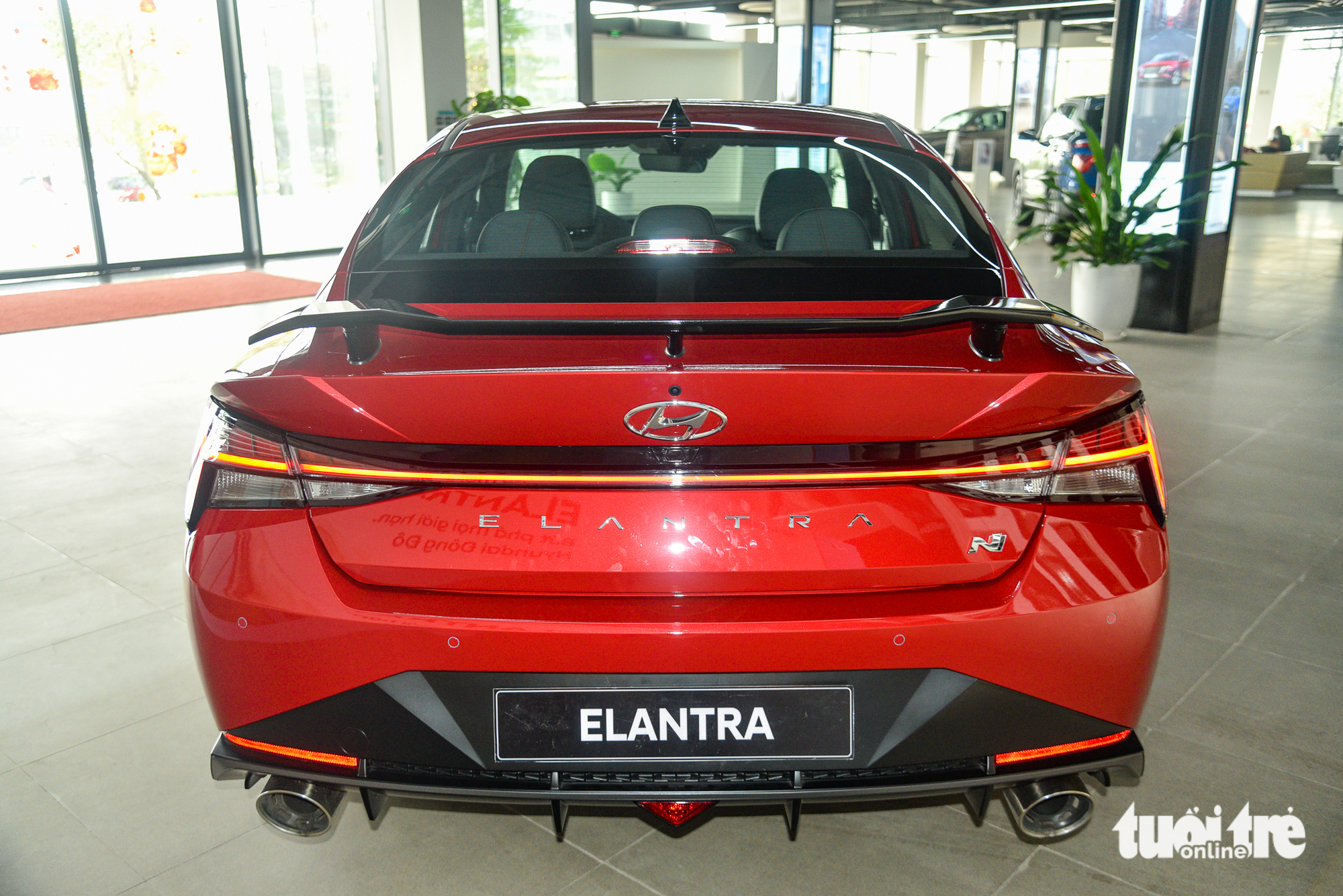 Chi tiết Hyundai Elantra N vừa về đại lý, đối thủ Hàn Quốc của Honda Civic Type R - Ảnh 7.