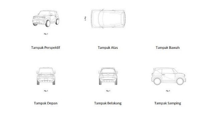 Thêm bằng chứng VF 3 sẽ đến Indonesia: VinFast đăng ký kiểu dáng công nghiệp một mẫu ô tô điện mini, chuẩn bị gây sức ép lên 'vua doanh số' phân khúc Wuling - Ảnh 2.