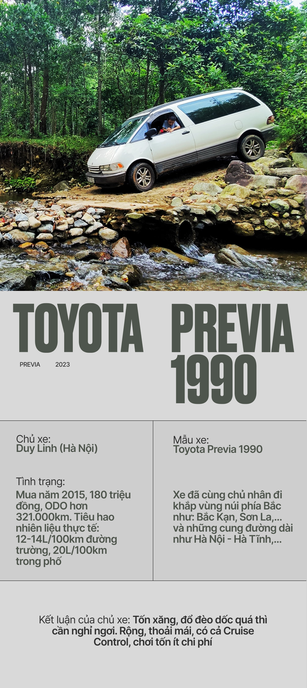Tôi bỏ 180 triệu mua Toyota Previa 1990 chạy gần 10 năm nay: 'Ngốn xăng nhưng đáng từng đồng' - Ảnh 1.