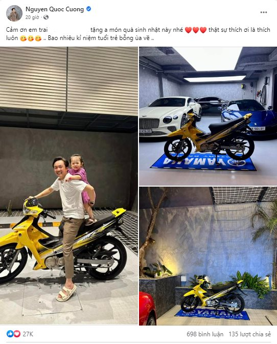 Chiếc xe tay côn Cường Đô la được tặng sinh nhật có gì đặc biệt mà giá hàng trăm triệu đồng, khiến đại gia phố núi quyết không đổ xăng? - Ảnh 2. Chiếc xe tay côn Cường Đô la được tặng sinh nhật có gì đặc biệt mà giá hàng trăm triệu đồng, khiến đại gia phố núi quyết không đổ xăng? - Ảnh 2.