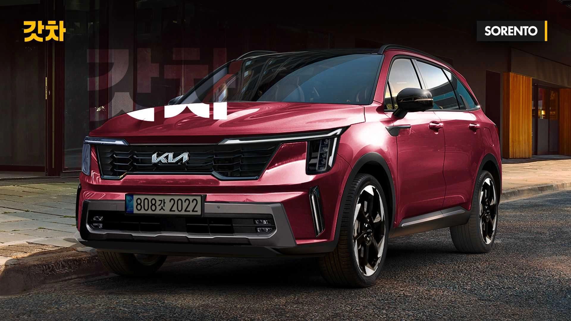 Kia Sorento facelift xuất hiện trở lại, lộ đèn pha mới giống Telluride - Ảnh 4.