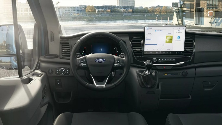 Ford Transit 2024 ra mắt với tiện nghi cabin và công nghệ an toàn xịn hơn cả Mercedes V-Class - Ảnh 1.