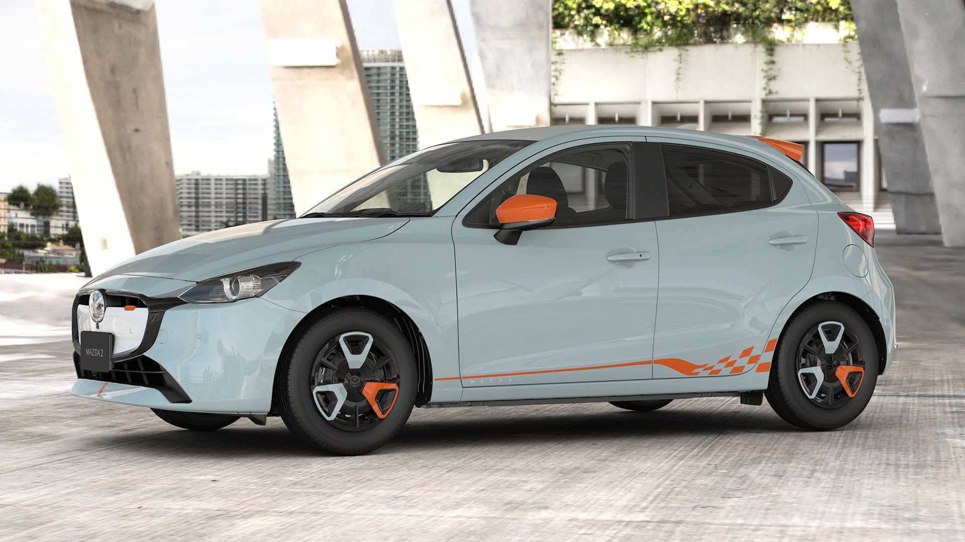 Mazda2 2024 ồ ạt về đại lý trước ngày ra mắt: Mặt kín kiểu xe điện, giá dự kiến từ 429 triệu, rẻ hơn Morning, i10 bản full - Ảnh 5.