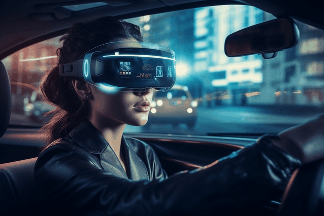 Toyota sáng chế kính thực tế ảo cho tài xế - Ảnh 1.