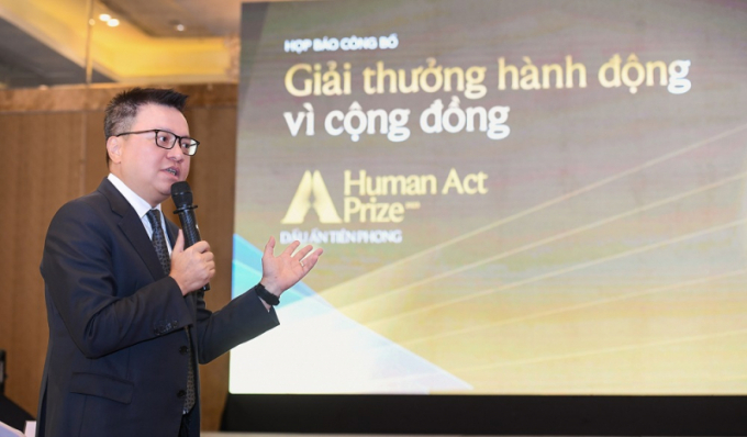 Công bố Giải thưởng Hành động vì cộng đồng Human Act Prize - Ảnh 1.