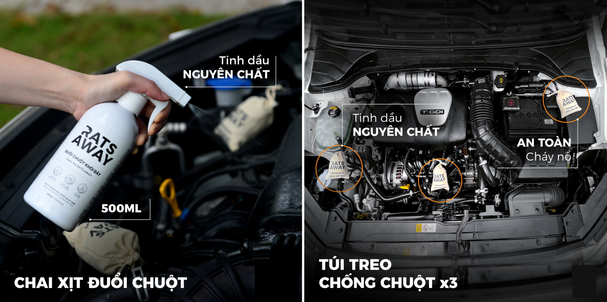 Rats Away - Sản phẩm chống chuột chuyên dụng của Việt Nam cho ô tô đã thử nghiệm trên 100 xe với hiệu quả tới 96% - Ảnh 3.
