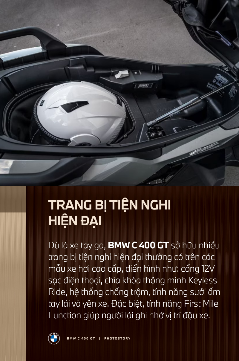 BMW C 400 GT hút khách nhờ sở hữu nhiều trang bị nổi bật - Ảnh 6.
