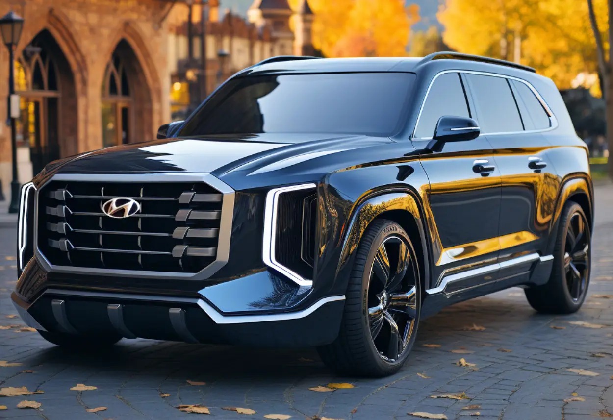 Hyundai Palisade sắp thay đổi vuông vắn như đàn em Santa Fe - Ảnh 2.