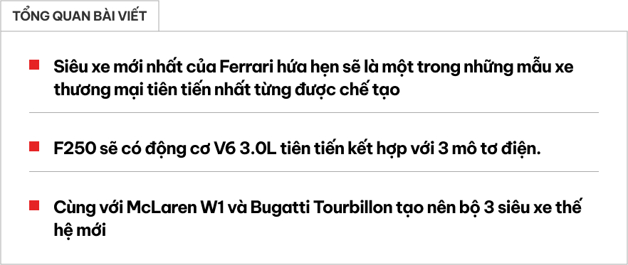 Ferrari sắp ra hypercar kế nhiệm LaFerrari huyền thoại: Động cơ V6 hybrid mạnh 1.200 mã lực, có chi tiết như McLaren Senna- Ảnh 1.