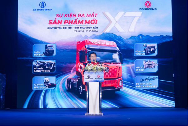 Xe đầu kéo Dongfeng X7 Yuchai ra mắt Việt Nam: 2 phiên bản 420HP & 385HP, hộp số 16 cấp, sức kéo khủng- Ảnh 1.