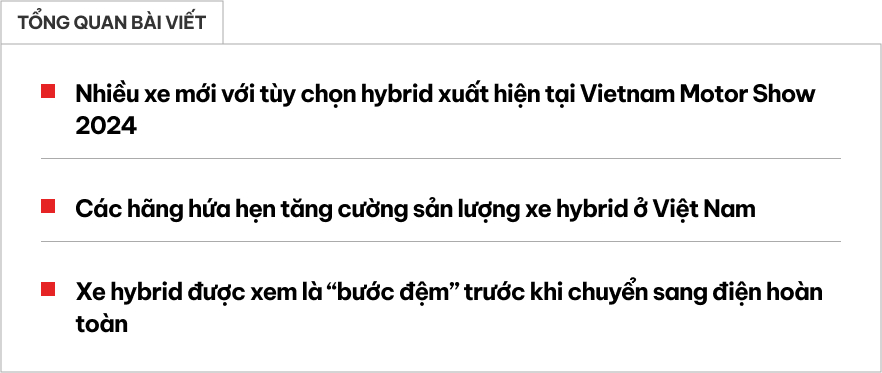 Nikkei: Các hãng xe sẽ tăng gấp đôi lượng xe hybrid tại Việt Nam, Toyota tiết lộ xem xét bán cả xe điện nhưng còn phải quan sát thêm- Ảnh 1.