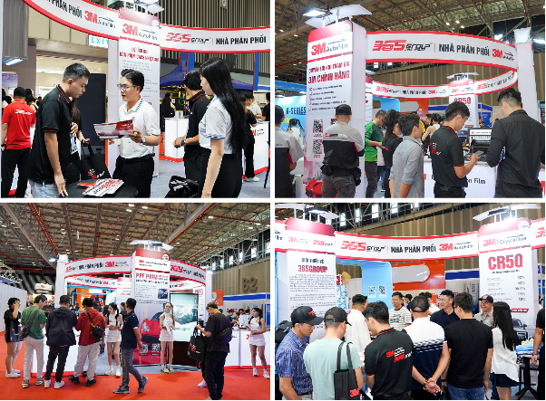365Group và 3M hút khách tại Vietnam Motor Show 2024 nhờ các sản phẩm phim cách nhiệt và PPF nổi trội- Ảnh 1. 365Group và 3M hút khách tại Vietnam Motor Show 2024 nhờ các sản phẩm phim cách nhiệt và PPF nổi trội- Ảnh 1.