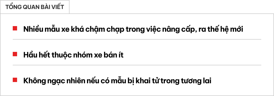 Những mẫu xe mãi không chịu ra bản mới ở Việt Nam: Toàn xe Nhật Hàn, đủ từ sedan đến SUV, phần lớn thuộc nhóm bán ít, dễ bị khai tử- Ảnh 1.