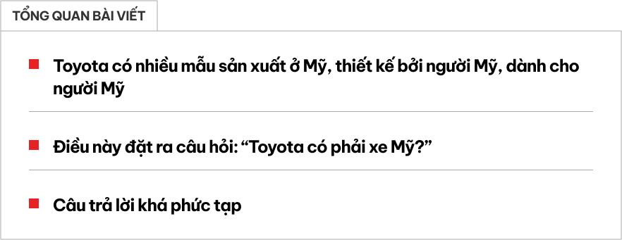 Khi Toyota không còn là xe Nhật- Ảnh 1.