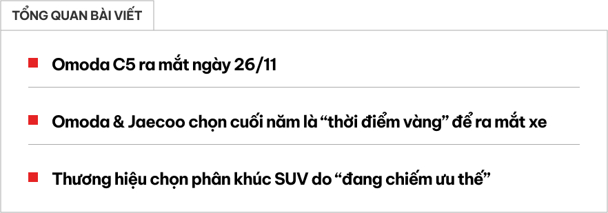 Thăm dò lâu chưa từng có, Omoda giờ mới bán xe tại Việt Nam, lý do là gì?- Ảnh 1.