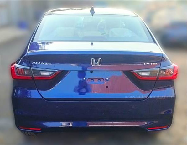 Honda Amaze 2024 lần đầu lộ diện không che: Nhiều điểm giống City, HR-V, cùng phân khúc i10, ra mắt ngay tháng sau- Ảnh 3.