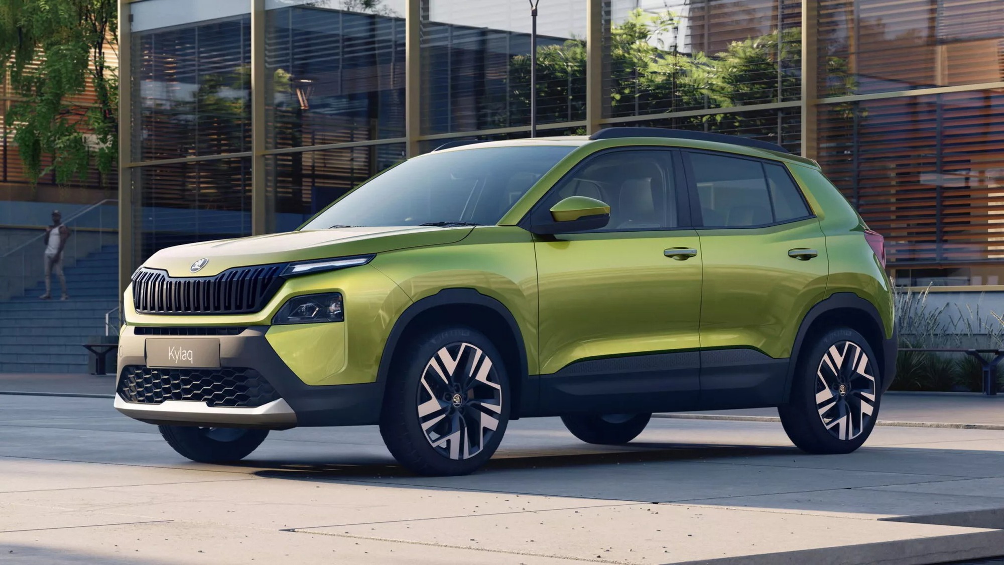 Skoda Kylaq ra mắt: Giá quy đổi từ 237 triệu đồng, gầm VW, 2 màn hình lớn, cạnh tranh Raize, Sonet- Ảnh 3.