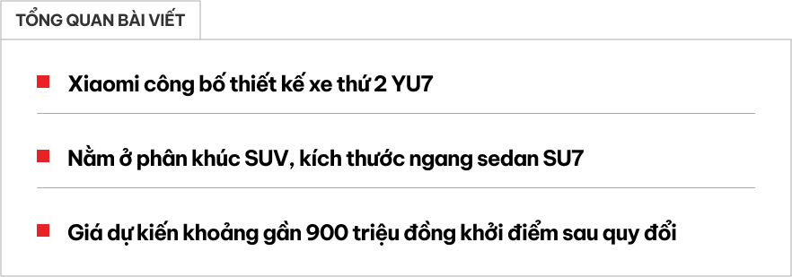 Xiaomi YU7 ra mắt: Thiết kế gợi nhớ Ferrari, đèn giống McLaren, đuôi phong cách Aston Martin, công suất tương đương ‘Ngựa chồm’- Ảnh 1.