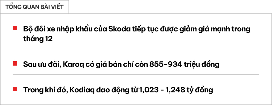 Skoda Karoq, Kodiaq giảm giá tới 166 triệu: Karoq ngang HR-V phân khúc dưới, Kodiaq tăng sức ép Pajero Sport- Ảnh 1.