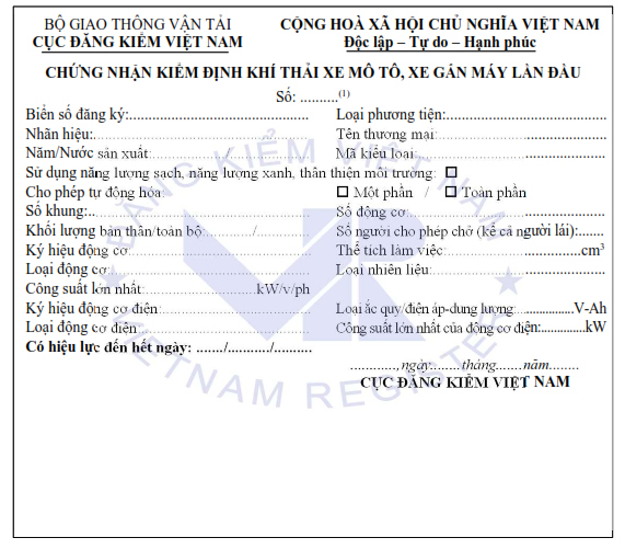 Quy định mới bắt buộc khiến hàng chục triệu xe máy phải xếp hàng: Mẫu giấy chứng nhận kiểm định thế nào?- Ảnh 1. Quy định mới bắt buộc khiến hàng chục triệu xe máy phải xếp hàng: Mẫu giấy chứng nhận kiểm định thế nào?- Ảnh 1.
