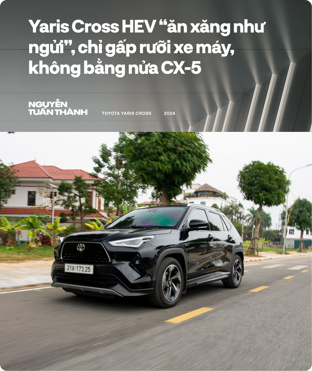 Đổi từ Mazda CX-5 sang Toyota Yaris Cross, chủ xe chia sẻ: ‘Đổ xăng một lần đi làm cả tháng’- Ảnh 2.