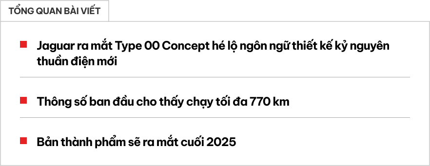 Jaguar ra mắt xe mới gây tranh cãi: Thiết kế dị 'chẳng giống ai', màn hình ẩn dưới táp lô, chạy 770km/sạc- Ảnh 1.