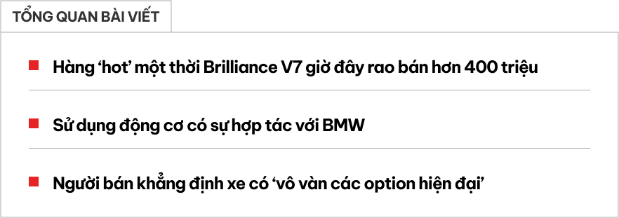 Chiếc xe Trung Quốc dùng công nghệ BMW này được bán lại giá 479 triệu đồng: Động cơ hơn 200hp, nhiều công nghệ an toàn- Ảnh 1.