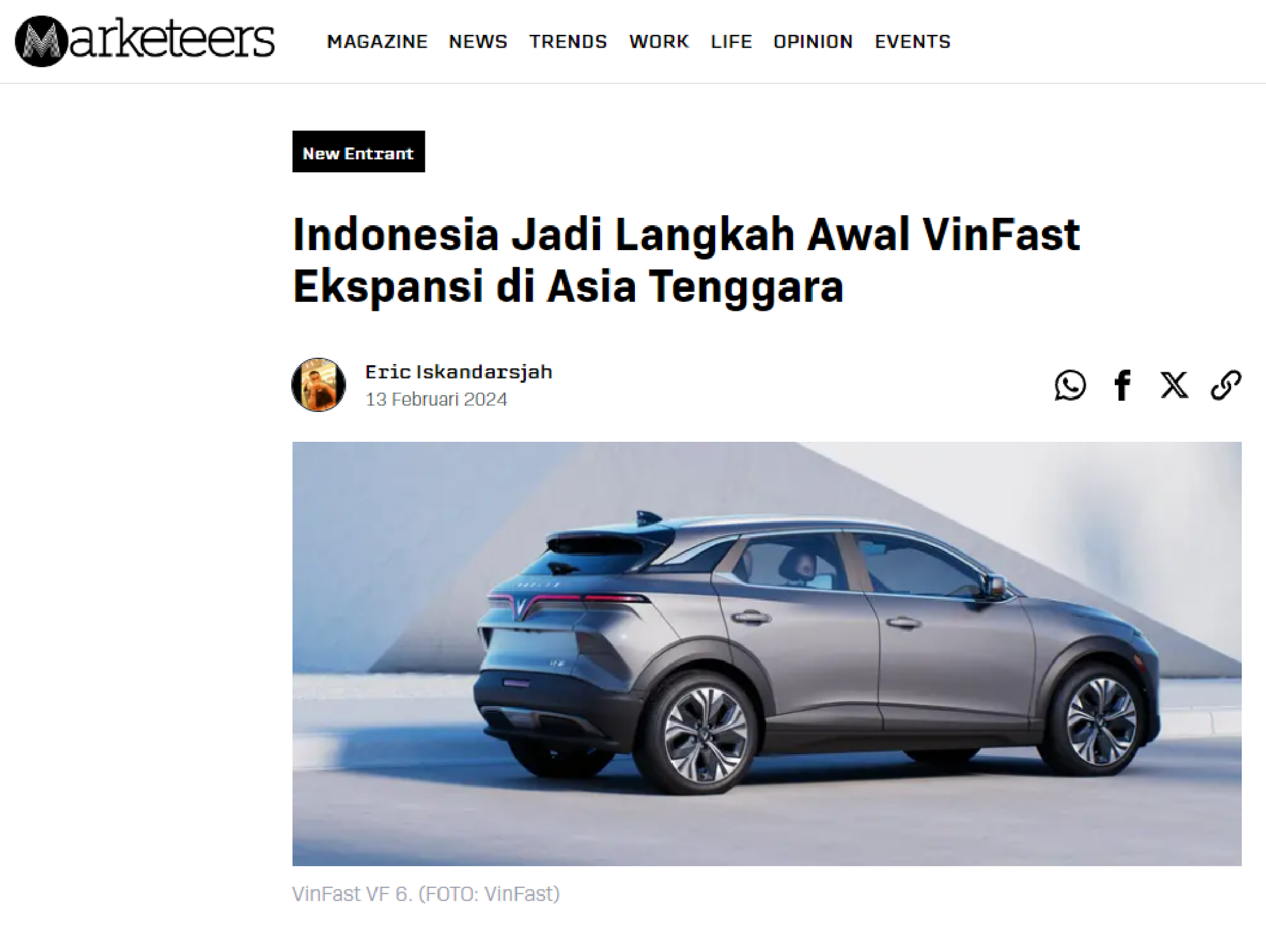 VinFast mang xe tới Indonesia, báo nước ngoài nhất loạt đưa tin: Hé lộ nhiều điều chưa được biết tới? - Ảnh 5.