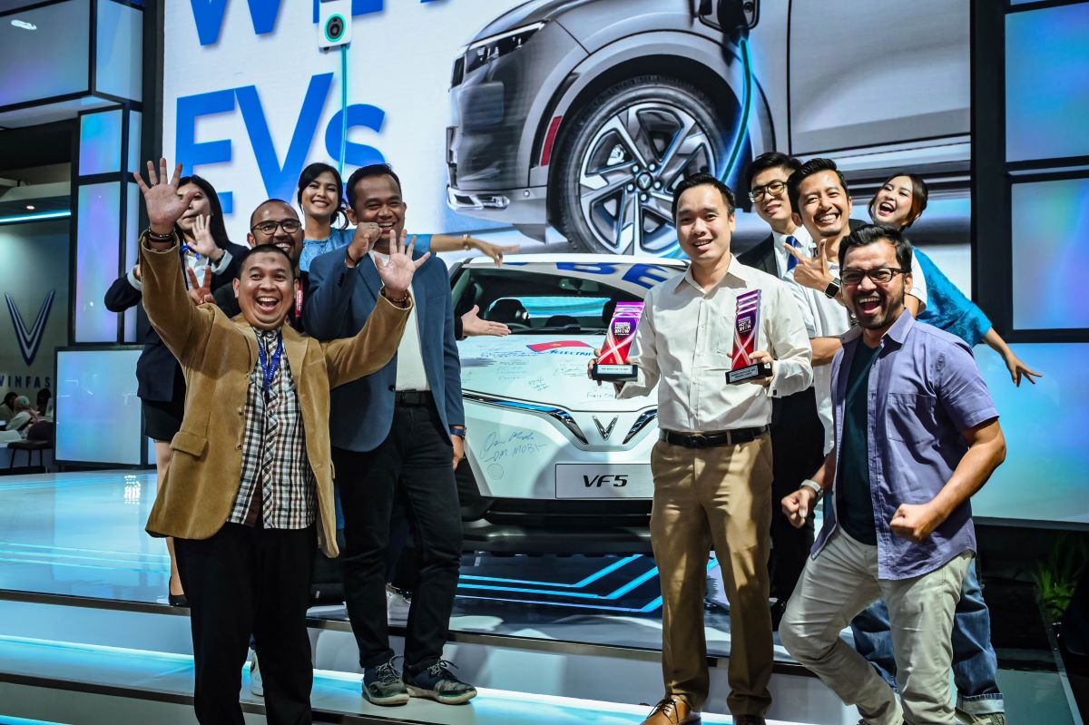 VinFast giành cú đúp giải thưởng tại Triển lãm ô tô Quốc tế Indonesia 2024 - Ảnh 3.