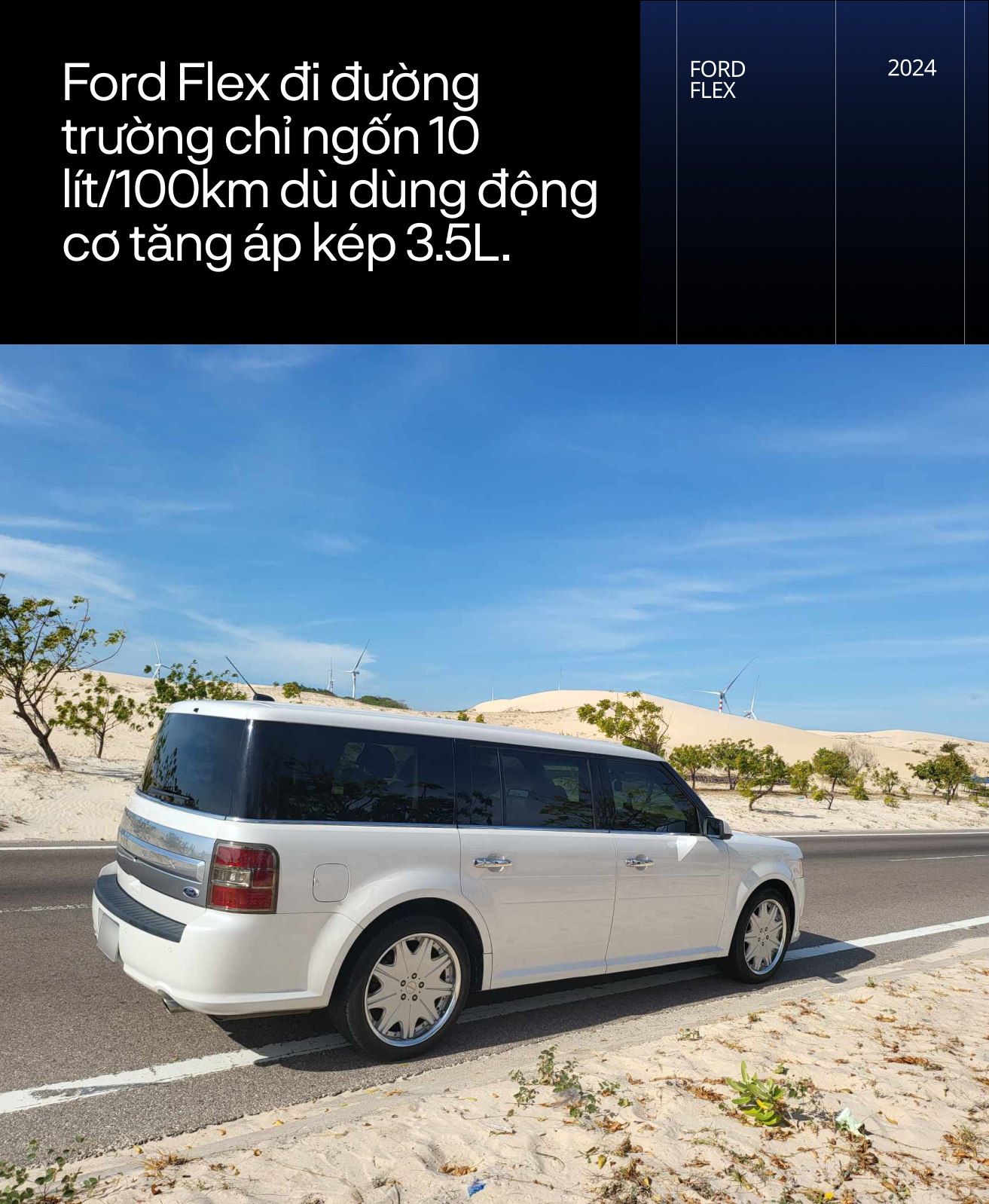 Chủ xe Ford Flex hàng hiếm tại Việt Nam: 'Đáng chơi vì nhiều phụ tùng dùng chung với Explorer, đi 100 km chỉ tốn 10 lít xăng' - Ảnh 2.