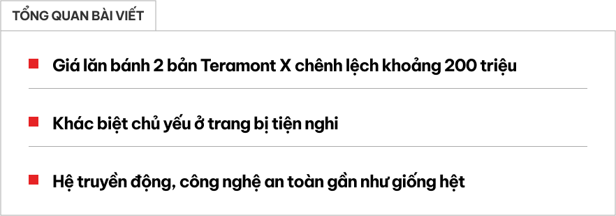 Muốn tiết kiệm 200 triệu lấy VW Teramont X bản base, đây là những thứ mà bạn phải đánh đổi - Ảnh 1.