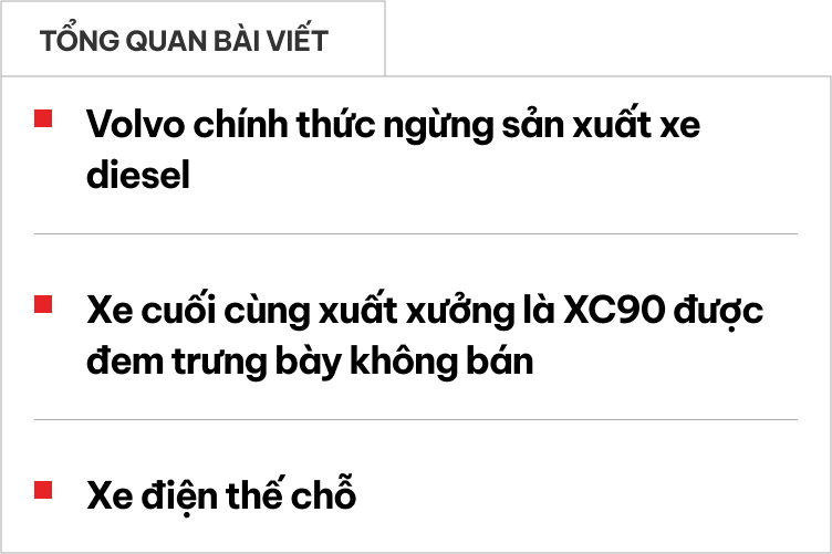 Volvo xuất xưởng chiếc xe dầu cuối cùng: Đến thẳng bảo tàng trưng bày ...