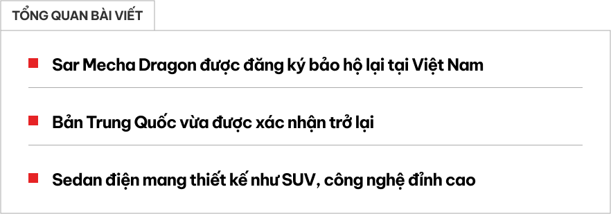 Mẫu sedan Trung Quốc này liên tục được đăng ký bảo hộ kiểu dáng ở Việt Nam, vừa xuất hiện lại trong tháng 2 - Ảnh 1.