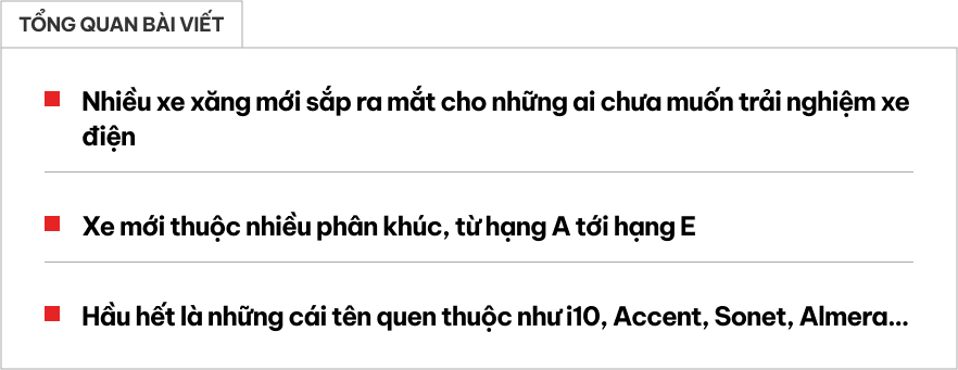 Trong khi xe điện ồ ạt về thì đây là loạt xe xăng mới dễ ra mắt khách Việt tới đây: Nhiều phân khúc, từ giá rẻ đến hạng sang- Ảnh 1.