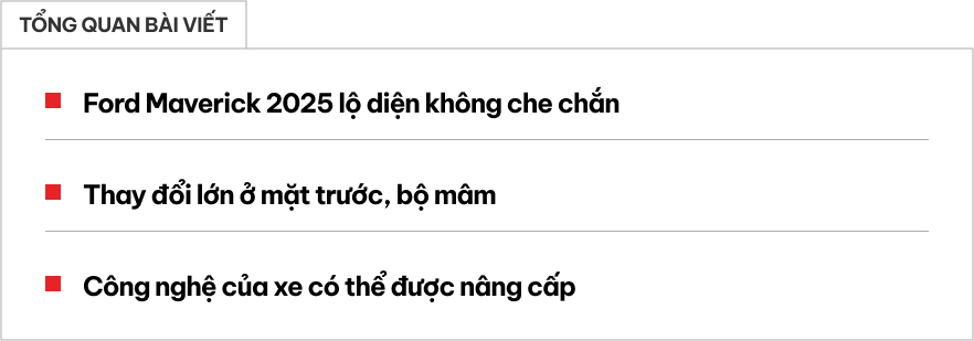 Đàn em Ford Ranger lộ bản mới ‘trần trụi’ trên đường: Logo mới, đầu xe khác biệt, mâm như Maybach- Ảnh 1.