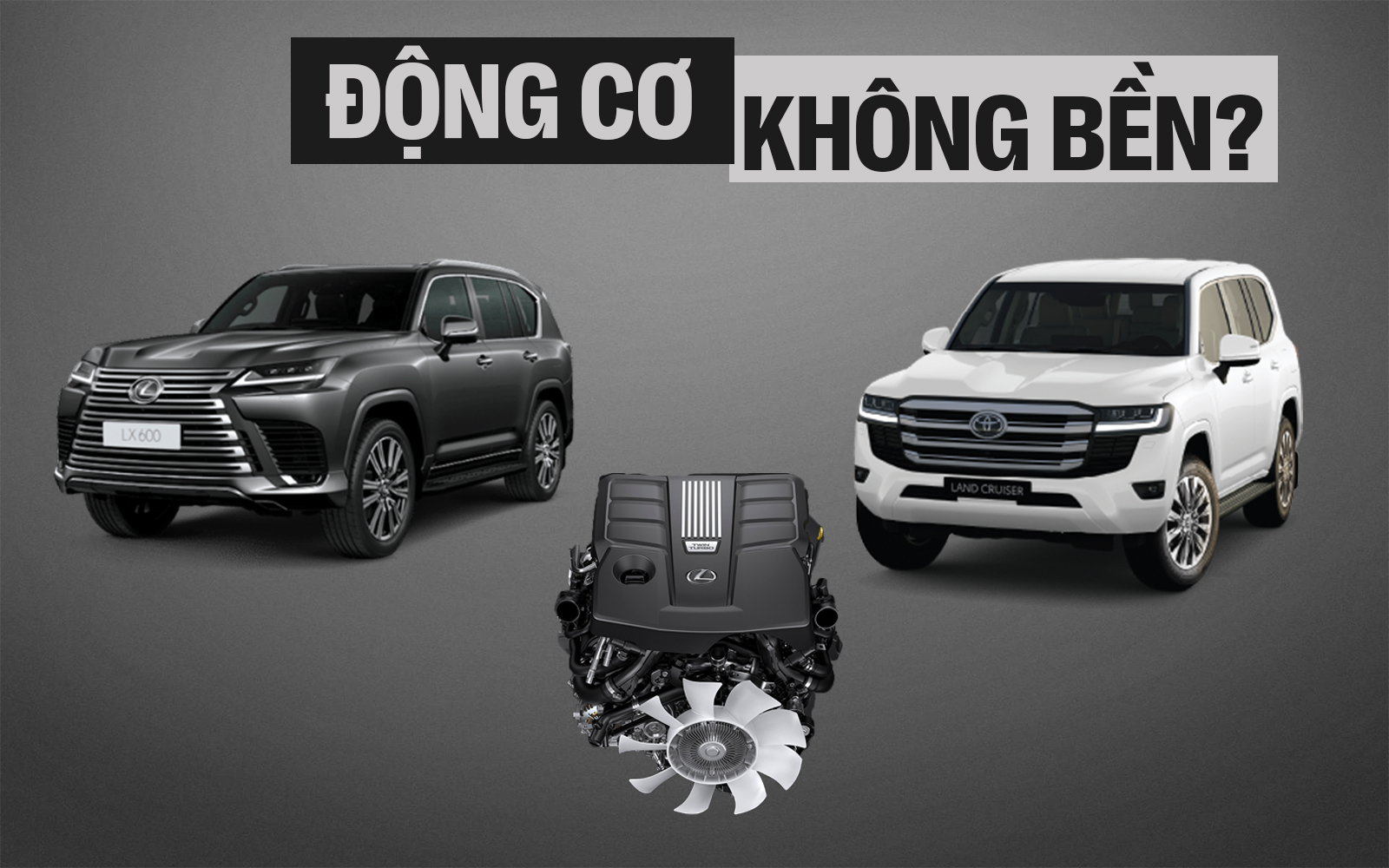 Chuyên gia nói động cơ V6 mới trên Toyota Land Cruiser 300 và Lexus LX600 'không bền'