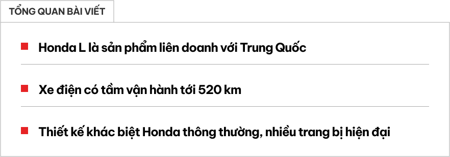 Honda làm sedan mới có thiết kế dị, nội thất 5 màn hình, dùng công nghệ Trung Quốc, chạy 520km/sạc- Ảnh 1.